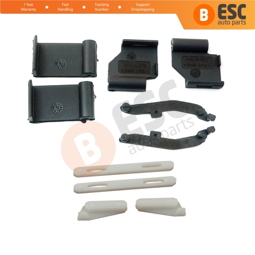 10 Pcs Sunroof Runner Track Slider Curtain Shade Guide Repair Clips for BMW 3 E91 5 E61 X3 E83 X5 E53 E70 Cullinan RR31 54137155683