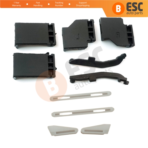 10 Pcs Sunroof Runner Track Slider Curtain Shade Guide Repair Clips for BMW 3 E91 5 E61 X3 E83 X5 E53 E70 Cullinan RR31 54137155683