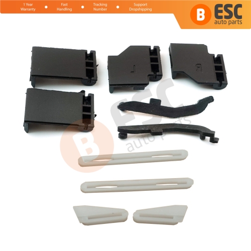 10 Pcs Sunroof Runner Track Slider Curtain Shade Guide Repair Clips for BMW 3 E91 5 E61 X3 E83 X5 E53 E70 Cullinan RR31 54137155683
