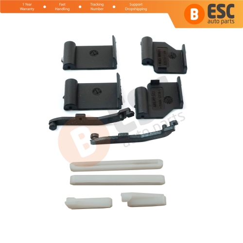 10 Pcs Sunroof Runner Track Slider Curtain Shade Guide Repair Clips for BMW 3 E91 5 E61 X3 E83 X5 E53 E70 Cullinan RR31 54137155683