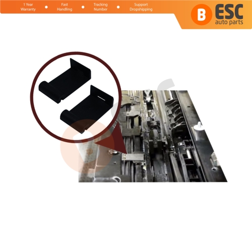 2 Pcs Sunroof Runner Track Slider Curtain Shade Guide Repair Clips for BMW 3 E91 5 E61 X3 E83 X5 E53 E70 Cullinan RR31 54137155683