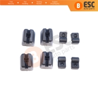 Front Turn Signal Headlamp Surround Grille Bearing Fender Clamps Bracket Set for Mercedes G Class W460 W461 0009952820 0008111240