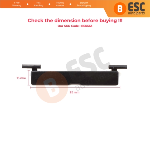 Roof Molding Port Bag Cover 2046983530 for Mercedes C Class W204 2007-2014 95 mm*15 mm