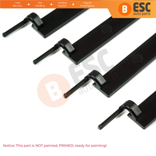 4 Pieces Roof Rack Port Cover Trim 51137312617 for BMW 3 F30 F31 F34 F35 114*12 mm