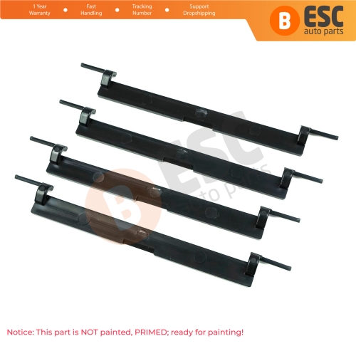 4 Pieces Roof Rack Port Cover Trim 51137312617 for BMW 3 F30 F31 F34 F35 114*12 mm