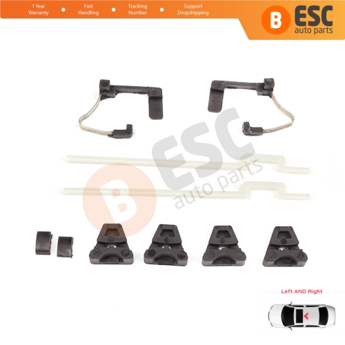 Panoramic Sliding Roof Sunroof Rail Frame Glass Slider Guide Repair Parts for Mercedes CLA A C E Class W176 W177 W205 C207 C117