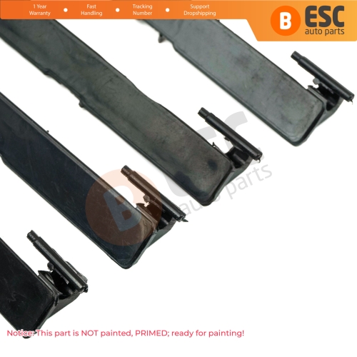 4 Pieces Roof Flap Rack Port Cover Trim A2057504100 for Mercedes C W205 95*12 mm