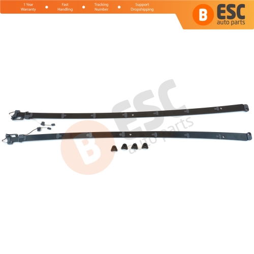 Panoramic Sliding Roof Sunroof Rail Frame Glass Slider Guide Repair Set for Mercedes CLA GLA Class A180 Length 62.5 cm