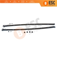 Panoramic Sliding Roof Sunroof Rail Frame Glass Slider Guide Repair Set for Mercedes C W205 Length 57 cm