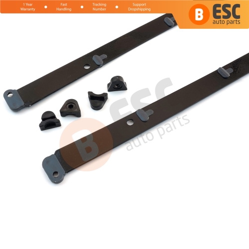 Panoramic Sliding Roof Sunroof Rail Frame Glass Slider Guide Repair Set for Mercedes C W205 Length 57 cm