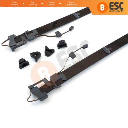 Panoramic Sliding Roof Sunroof Rail Frame Glass Slider Guide Repair Set for Mercedes C W205 Length 57 cm