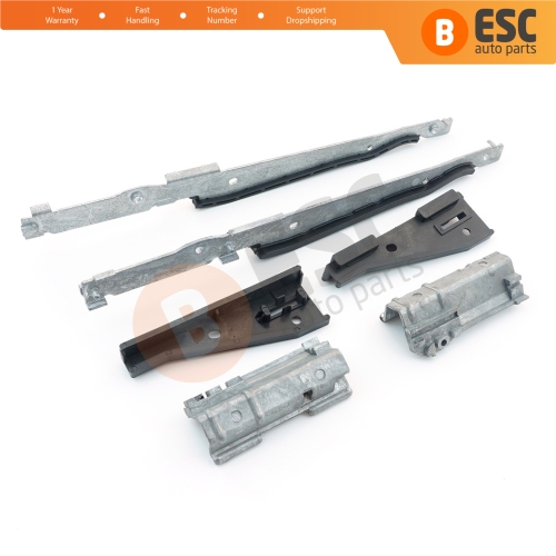 6 Pcs Sunroof Runner Track Slider Guide Repair Parts for BMW 3 E91 5 E61 X3 E83 X5 E53 E70 Cullinan RR31 54138408062