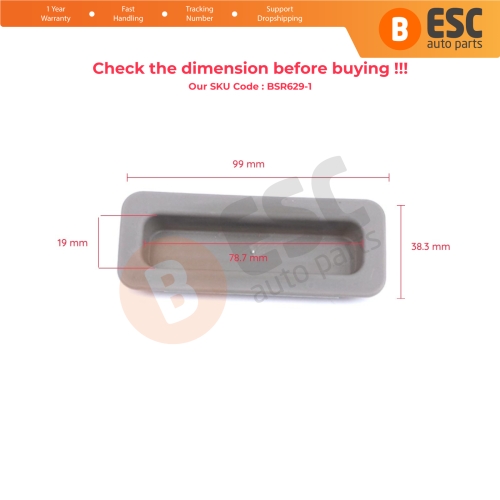 Sunroof Cover Shade Sunshade Inster Handle Dark Gray 54137134542 for BMW E46 E39