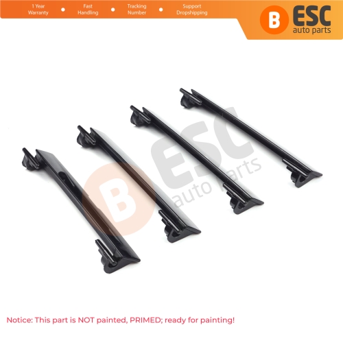 4 Pieces Roof Flap Rack Port Cover Trim A2136900182 for Mercedes E W213 S213 95*12 mm