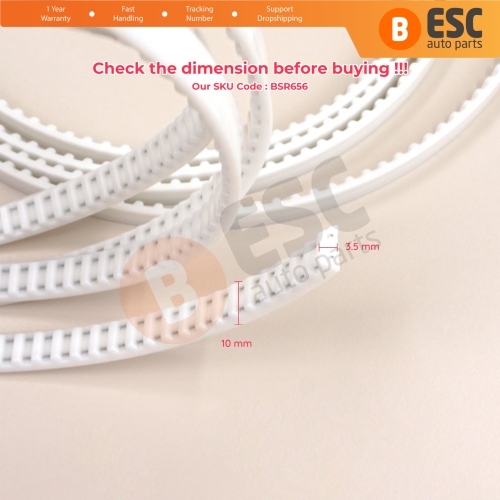 2 Pieces 65'' 166 cm each Sunroof Sliding Roof Drive Ribbon Cable for Toyota Lexus Hummer H3