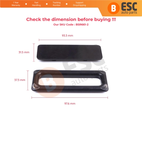 Sunroof Curtain Handle Black For Mercedes W202 W203 W208 W209 W210 W211 W215 W219 W220 W240 W140 A21178406447