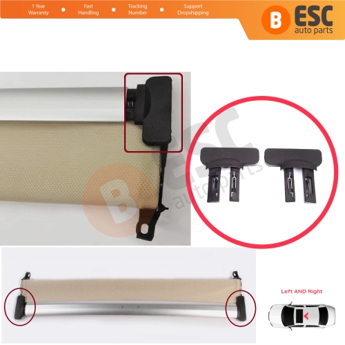 Sunroof Sunshade Curtain Repair Head Bracket for Audi A3 S3 8V VW Passat B8 3G Golf MK7 Polo MK5 UP! Skoda Octavia MK3 Seat Leon MK3 Mii