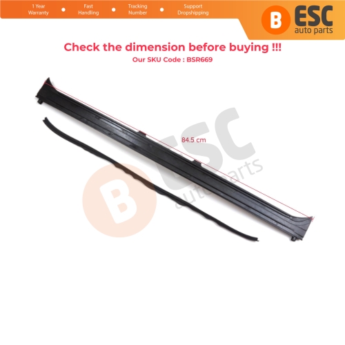 Sunroof Rain Gutter Drip Moulding for BMW 3 Series E36 1990-2000 54128119752