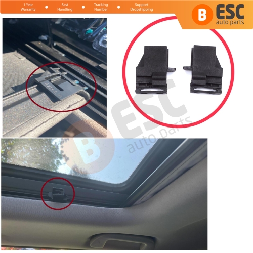 Sunroof Sun Shade Roller Blinds Fixed Buckle Clip For Honda CR-V 2017-2021 Breeze CRV RW 70800-TLY-H11