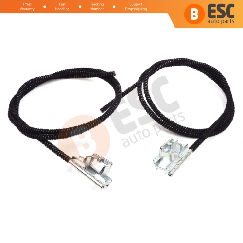 Sunroof Sliding Roof Glass Lifter Pull Cable Set Left Right for Peugeot 206 206+ 207 842461