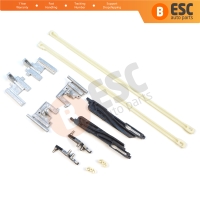 12 Pieces Sunroof Sliding Roof Slider Shifter Runner Lifter Guide Clips Repair Kit for Renault Clio MK2 II X65 BB CB SB 1998-2016
