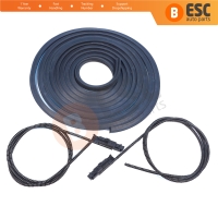 Sliding Sunroof Frame Rubber Seal 490 cm Wind Deflector Sliding Block Cable For Mercedes A B Class W169 W245 A1697800244