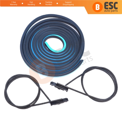 Sliding Sunroof Frame Rubber Seal 490 cm Wind Deflector Sliding Block Cable For Mercedes A B Class W169 W245 A1697800244
