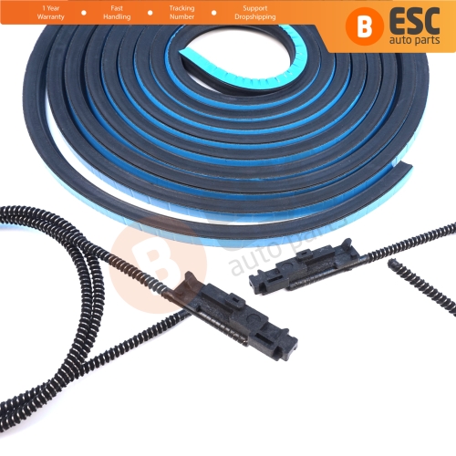Sliding Sunroof Frame Rubber Seal 490 cm Wind Deflector Sliding Block Cable For Mercedes A B Class W169 W245 A1697800244