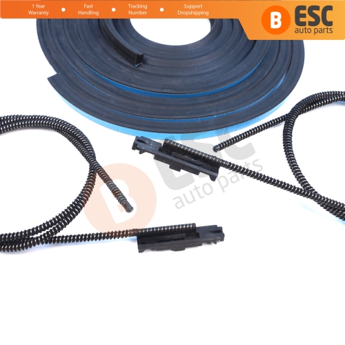 Sliding Sunroof Frame Rubber Seal 490 cm Wind Deflector Sliding Block Cable For Mercedes A B Class W169 W245 A1697800244