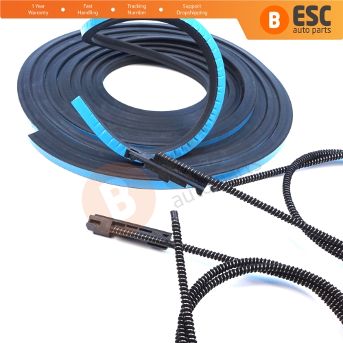 Sliding Sunroof Frame Rubber Seal 490 cm Wind Deflector Sliding Block Cable For Mercedes A B Class W169 W245 A1697800244