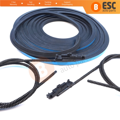 Sliding Sunroof Frame Rubber Seal 490 cm Wind Deflector Sliding Block Cable For Mercedes A B Class W169 W245 A1697800244