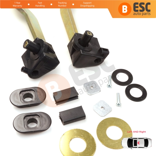 Convertible Top Lock Latch Parts Left and Right for Vauxhall Opel Holden Astra G BMW E46 E64 54347031361 54347031362