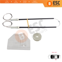 Power Window Regulator Repair Set Rear Left Door for Audi A6 C6 S6 4F 4F2 4F5 2004-2011 4/5 Door 4F0839461