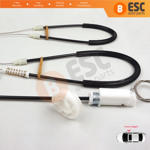 Window Regulator Repair Kit Right for Porsche Boxster MK2 Cayman 987 2004-2013 2-Door Convertible Coupe 98754207601