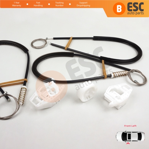 Window Regulator Repair Kit Front Left for Citroen XSara Picasso N68 1999-2010 MPV 9221ET