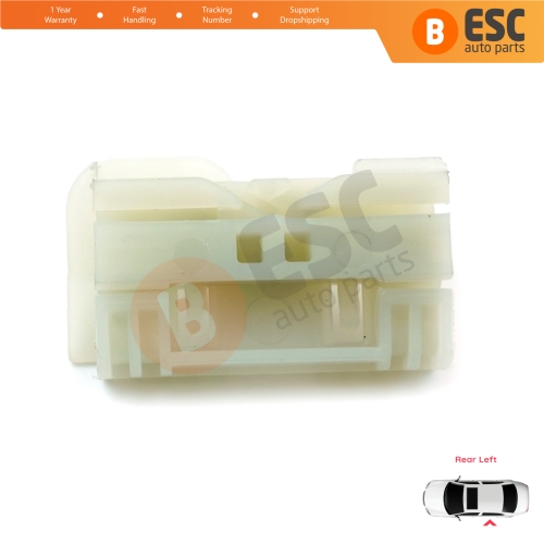 Window Regulator Repair Clips Rear Left for Renault Clio MK3 BR CR KR SR 2005-2014 5-Door 8200291151