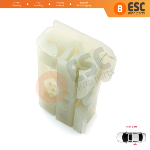 Window Regulator Repair Clips Rear Left for Renault Clio MK3 BR CR KR SR 2005-2014 5-Door 8200291151