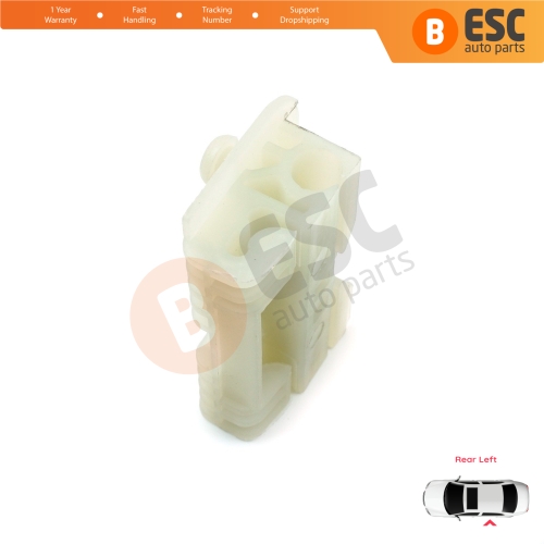 Window Regulator Repair Clips Rear Left for Renault Clio MK3 BR CR KR SR 2005-2014 5-Door 8200291151