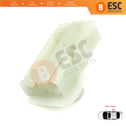 Window Regulator Repair Clips Rear Right for Renault Clio MK3 BR CR KR SR 2005-2014 5-Door 8200291153