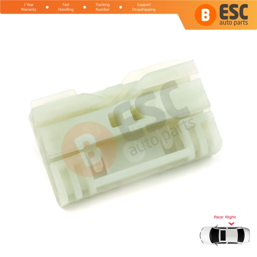 Window Regulator Repair Clips Rear Right for Renault Clio MK3 BR CR KR SR 2005-2014 5-Door 8200291153