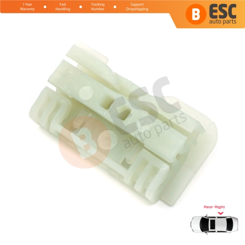 Window Regulator Repair Clips Rear Right for Renault Clio MK3 BR CR KR SR 2005-2014 5-Door 8200291153