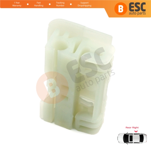 Window Regulator Repair Clips Rear Right for Renault Clio MK3 BR CR KR SR 2005-2014 5-Door 8200291153