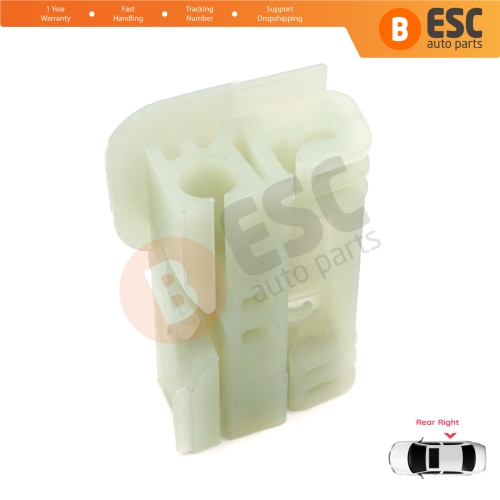 Window Regulator Repair Clips Rear Right for Renault Clio MK3 BR CR KR SR 2005-2014 5-Door 8200291153