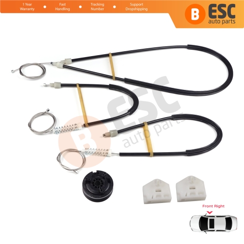 Window Regulator Repair Kit Front Right for Renault Kangoo MK2 FW KW 2007-2021 Citan W415 807207012R