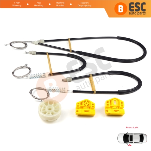 Window Regulator Repair Kit Front Left for Renault Kangoo MK2 FW KW 2007-2021 Citan W415 807212230R