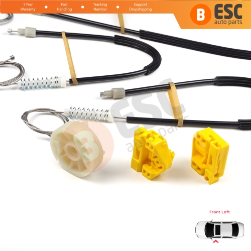 Window Regulator Repair Kit Front Left for Renault Kangoo MK2 FW KW 2007-2021 Citan W415 807212230R