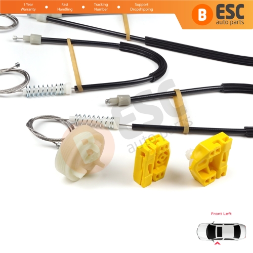 Window Regulator Repair Kit Front Left for Renault Kangoo MK2 FW KW 2007-2021 Citan W415 807212230R