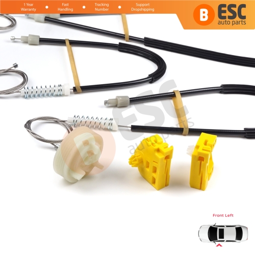 Window Regulator Repair Kit Front Left for Renault Kangoo MK2 FW KW 2007-2021 Citan W415 807212230R