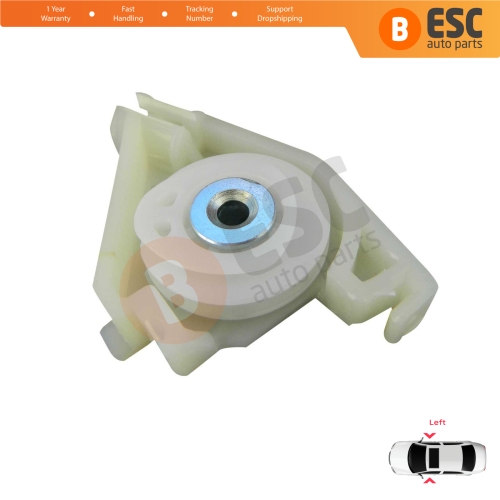 Front Window Regulator Repair Corner Pulley Wheel Clips Pin Set Left for Audi A4 S4 B6 B7 8E B8 8K Seat Exeo 3R 4/5 Door