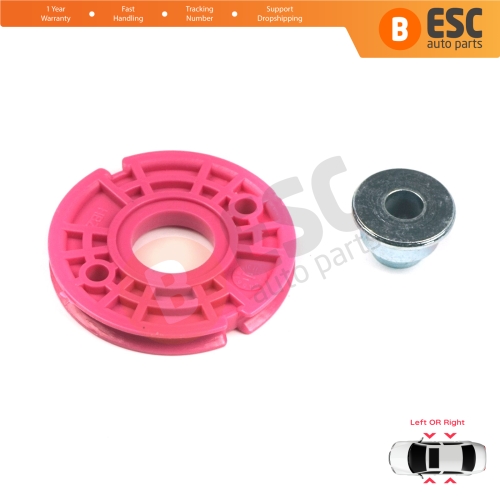 Window Regulator Repair Corner Cable Roller Pulley Wheel Clips Pin for BMW 5 Series E39 1996-2004 4/5 Door